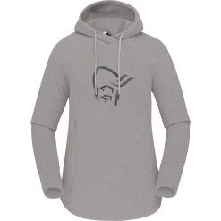 Norrona Warm2 Hood Women - Drizzle Melange