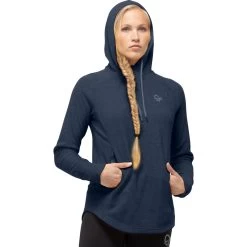 Norrona Warm2 Hood Women - Indigo Night
