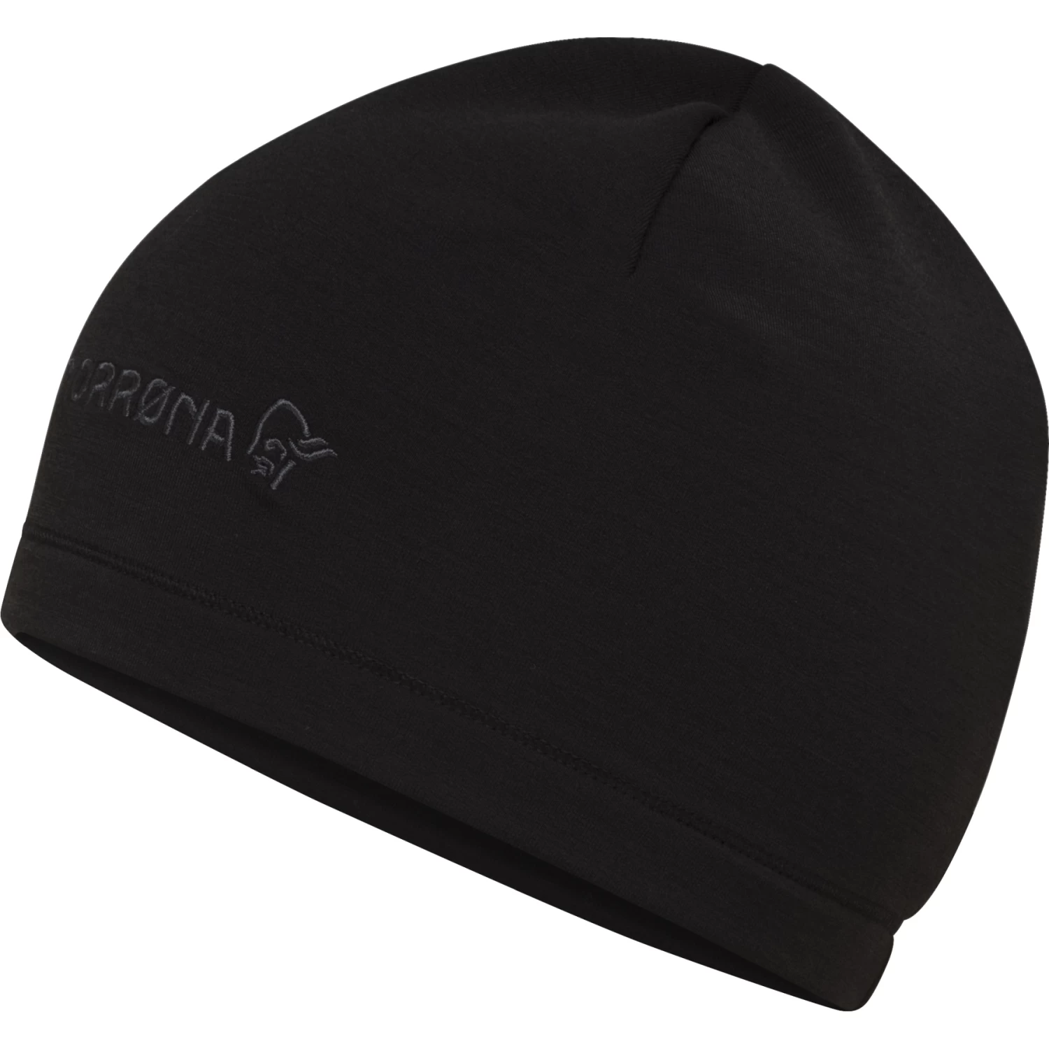 Norrona Warmwool2 Beanie - Caviar 1 Norrona Warmwool2 Beanie - Caviar