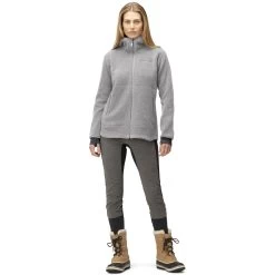 Norrona Warmwool3 Hood Jacket Women - Drizzle -Norrona norrona warmwool3 hood jacket women drizzle 3 1259017